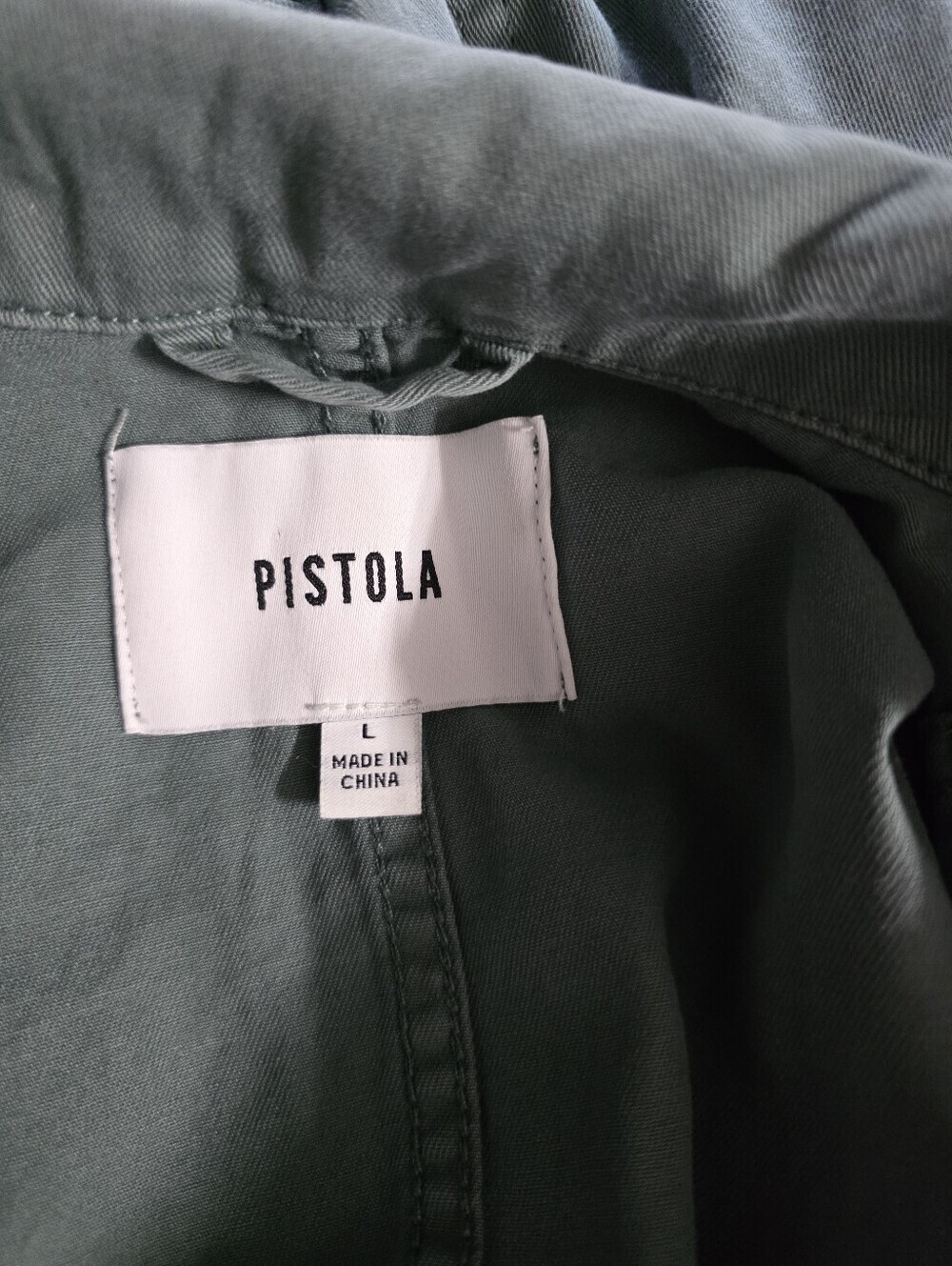Pistola Grover Short Sleeve Field Jumpsuit Colonel Green 100% Cotton Size Large - Picture 16 of 16